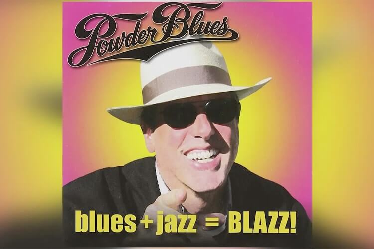 Album cover for 'Blues + Jazz + Blazz', featuring a captivating design that reflects the fusion of blues, jazz, and blazz. Audio production